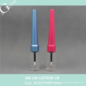 Kunststoff spezielle Form Eyeliner Tube/Eyeliner Container AG-LN-LG7038-18, AGPM Kosmetikverpackungen, benutzerdefinierte Farben/Logo